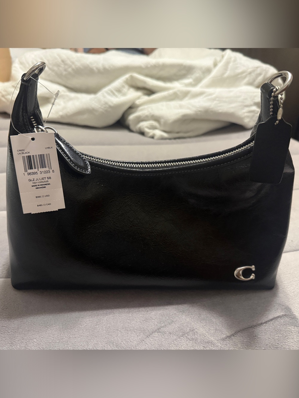 Coach Juliet shoulder bag glazed leather
